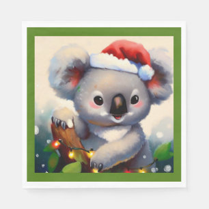 Christmas Koala 2 Serviette