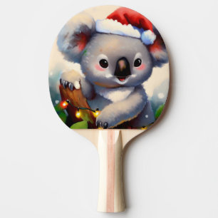 Christmas Koala (2) Tischtennis Schläger