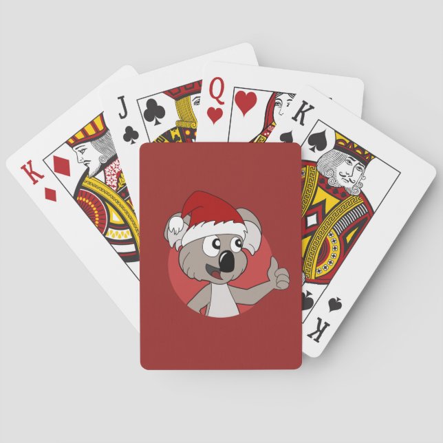 Christmas koala cartoon spielkarten (Rückseite)