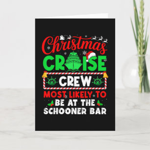 Christmas Kreuzfahrt Besatzung die wahrscheinlich  Karte