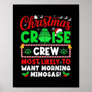 Christmas-Kreuzfahrt-Crew, die am wahrscheinlichst Poster