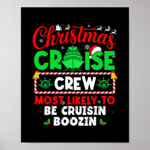Christmas-Kreuzfahrt-Crew, die am wahrscheinlichst Poster