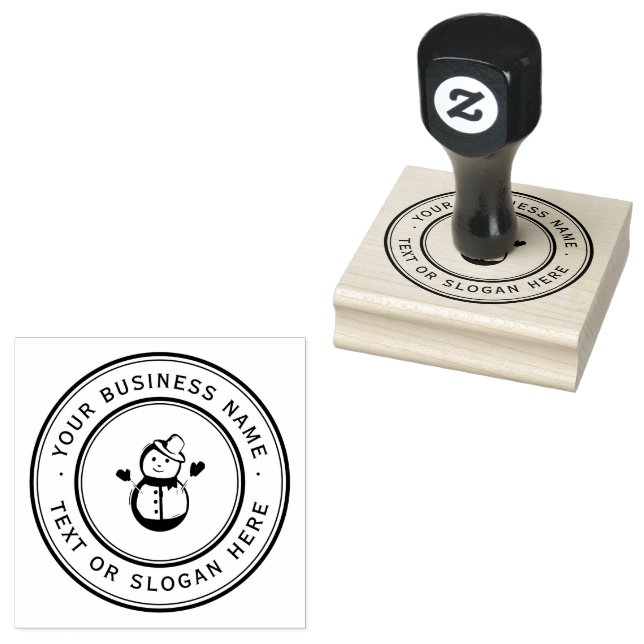 CHRISTMAS - Kundenspezifische Firmenlogos Gummistempel (Stempel)