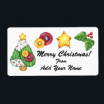 Christmas Label - SRF<br><div class="desc">Passen Sie es an,  um Ihre Bedürfnisse Anzug! Ich werde dieses Wochenende mehr anbieten und mit den Größen und Stilen spielen. Viel Spaß und vielen Dank,  Sharon Rhea Ford ...  Bitte Lesezeichen Me: www.zazzle.com/sharonrhea* ...  Ich habe passende Visitenkarten !</div>