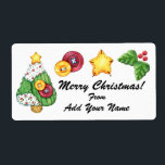 Christmas Label - SRF<br><div class="desc">Passen Sie es an, um Ihre Bedürfnisse Anzug! Ich werde dieses Wochenende mehr anbieten und mit den Größen und Stilen spielen. Viel Spaß und vielen Dank, Sharon Rhea Ford ... Bitte Lesezeichen Me: www.zazzle.com/sharonrhea* ... Ich habe passende Visitenkarten !</div>