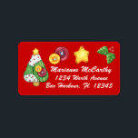 Christmas Label - SRF Adressaufkleber<br><div class="desc">Passen Sie es an,  um Ihre Bedürfnisse Anzug! Ich benutzte das mittelgroße Etikett für ein Rückholetikett. Ich werde dieses Wochenende mehr anbieten und mit den Größen und Stilen spielen. Viel Spaß und vielen Dank,  Sharon Rhea Ford ...  Bitte Lesezeichen Me: www.zazzle.com/sharonrhea* ...  Ich habe passende Visitenkarten !</div>