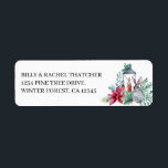 Christmas Lantern Ponsettia Rabbit-Adresse<br><div class="desc">Gemütliche Weihnachtsadressen-Etiketten mit Kerzenleuchte Laterne,  Poinsettia,  Wintergrün und Kaninchen. Ideal für saisonale Mails,  Winterveranstaltungen,  Weihnachtskarten,  Adressenwechsel und Urlaubsankündigungen etc. Die Vorlage ist für Sie bereit,  Ihren Namen und Ihre Adresse hinzuzufügen.</div>