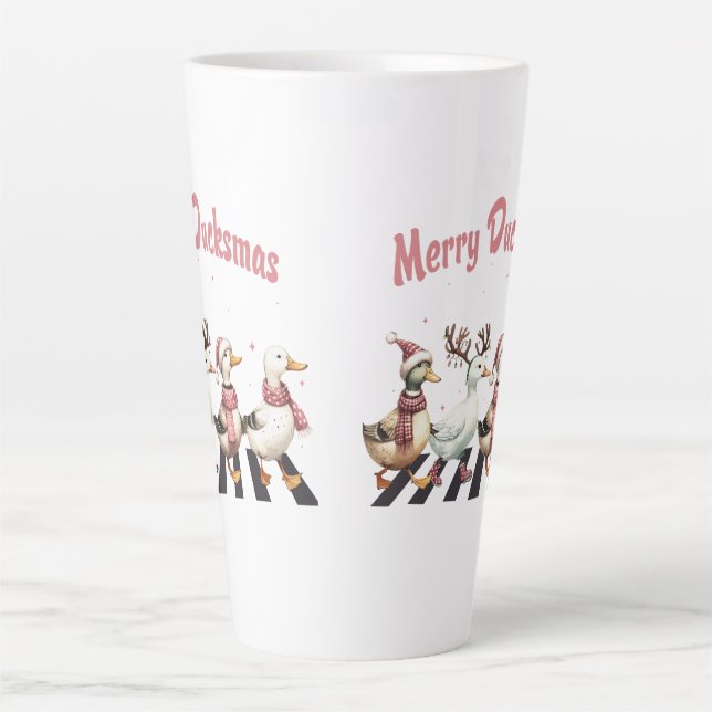 Christmas Latte Tasse Merry Ducksmas (Vorderseite)