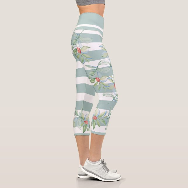 Christmas Leggings Green Holly (Rechts)