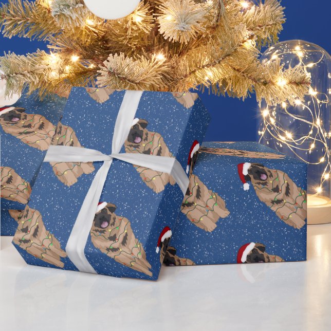 Christmas Leonberger Geschenkpapier (Feiertage)