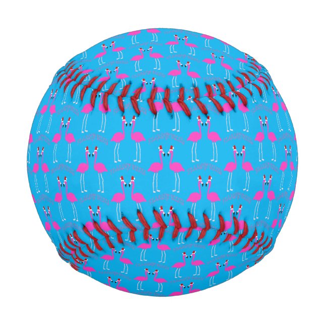 Christmas Lesbian Flamingos Flamingo Belles Baseball (Vorderseite)