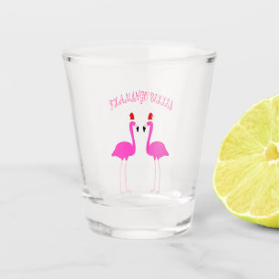 Christmas Lesbian Flamingos Flamingo Belles Schnapsglas