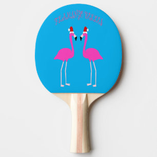 Christmas Lesbian Flamingos Flamingo Belles Tischtennis Schläger