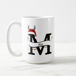 Christmas Letter M Alphabet  Kaffeetasse