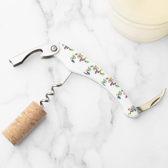 CHRISTMAS "LIGHTS" CHRISTMAS CORKSCREW KELLNERMESSER (Vorderseite)