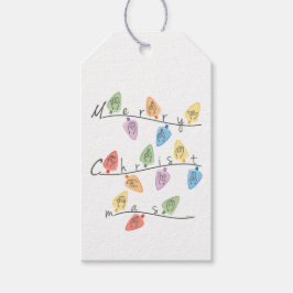 Christmas Lights in Sign Language Geschenkanhänger