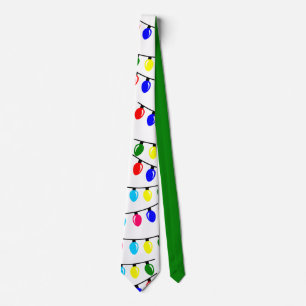 Christmas Lights Neck Tie Krawatte