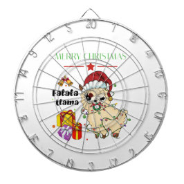 Christmas Llama Dart Board Dartscheibe
