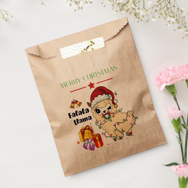 Christmas Llama Favor Bags Geschenktütchen (Versiegelt)