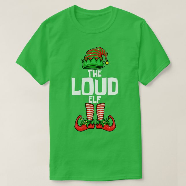 Christmas Loud Elf T-Shirt (Design vorne)