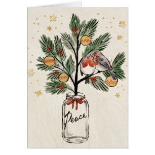 Christmas Lovebirds Peace