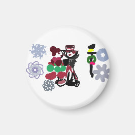 Christmas Lovely walking Magnet