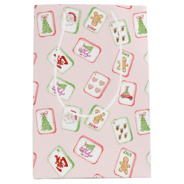 Christmas Mahjong Tiles Mittlere Geschenktüte