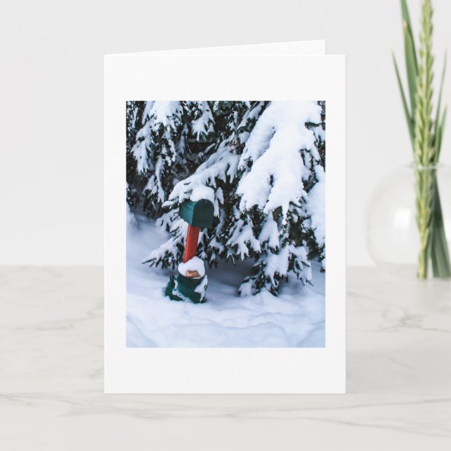 Christmas Mailbox 2 Feiertagskarte (Vorderseite)