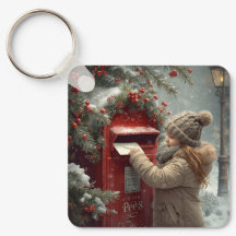 Christmas mailbox cute festive winter accessory