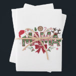 Christmas Mama Coquette Bow Mama Claus Tree Cake Geschenkpapier Set<br><div class="desc">Christmas Mama Coquette Bow Mama Claus Weihnachtsbaum Kuchen</div>