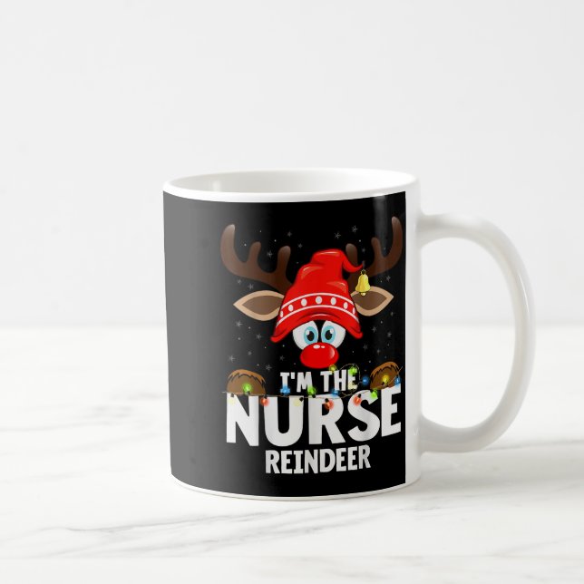 Christmas Matching I'm The Nurse Reindeer  Kaffeetasse (Rechts)