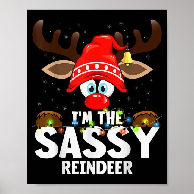Christmas Matching I'm The Sy Reindeer  Poster (Vorne)