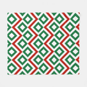 Christmas Meander Fleecedecke