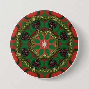 CHRISTMAS ~ mehrfarbige Schaltfläche Button