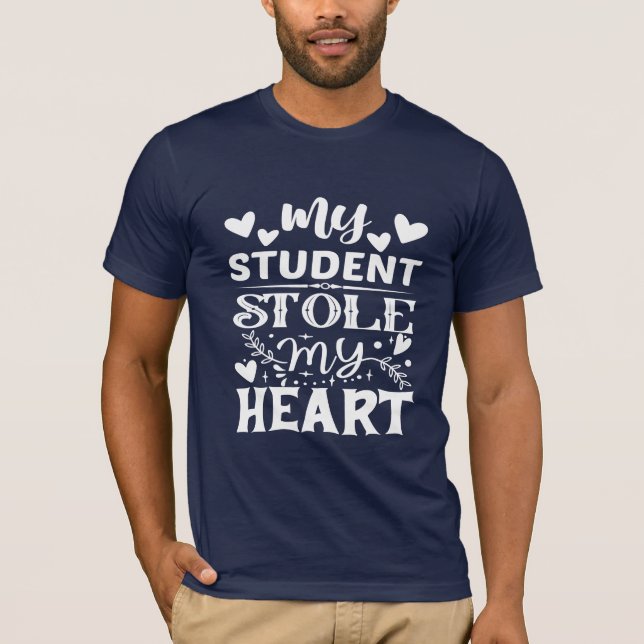 CHRISTMAS MEIN STUDENT STEUERT MEINEN HERZEN-T - S T-Shirt (Vorderseite)