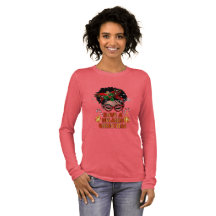 Christmas Melanin Day — Long Sleeve Tee by MaMuse