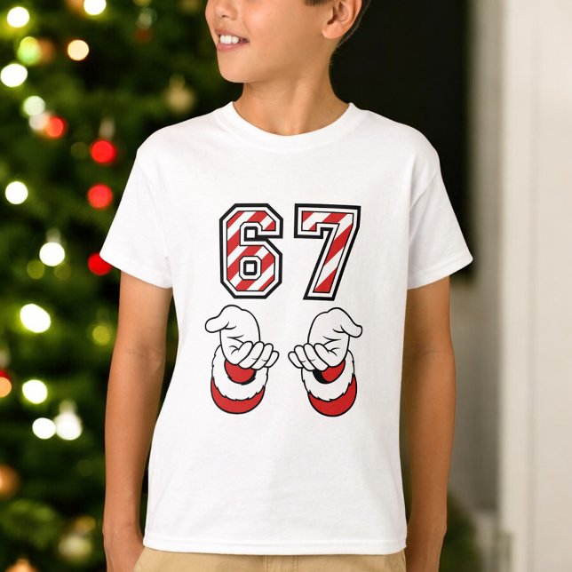 Christmas Meme Six Seven 67 6 7 Holiday T-Shirt (Von Creator hochgeladen)