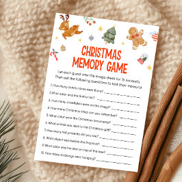 Christmas Memory Game  Feiertagskarte
