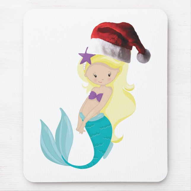 Christmas Mermaid Mousepad (Vorne)