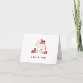 Christmas Merry Little Baby Dusche Danke Karte