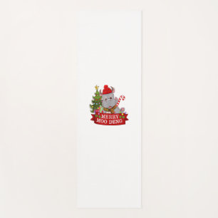 Christmas Merry Moo Deng Niedlich Baby Hippo Bounc Yogamatte