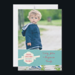 Christmas Message Foto Holiday Card Feiertagskarte<br><div class="desc">In cream, dekorative Panel with a ribbon that holds the message "Merry Christmas and Happy New Year". Just add your favorite foto for a unique holiday card. The card is easy to customize with your wording machen, machen, machen, machen, paper shape options and choice of sechs paper type. White Inklusive....</div>
