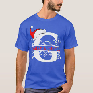 Christmas Monogram G T-Shirt