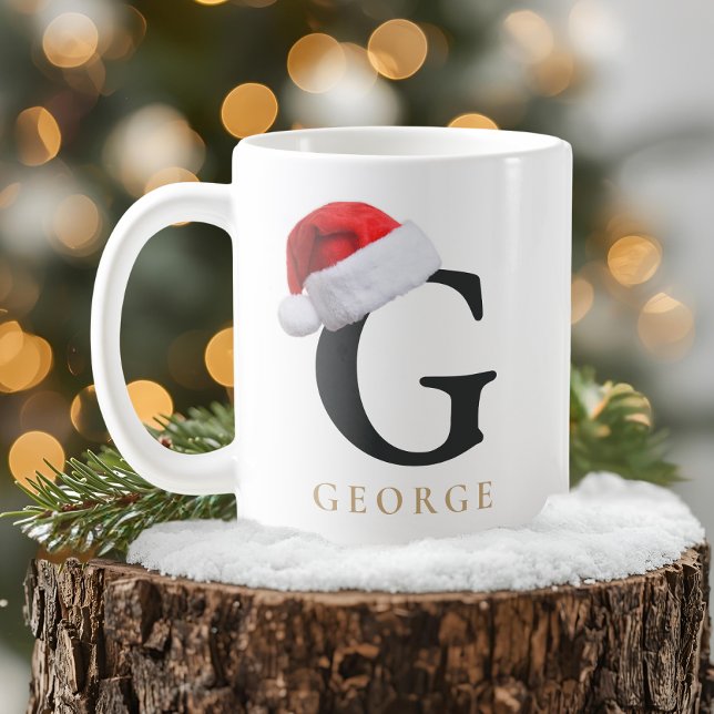 Christmas Monogram Mug Kaffeetasse (Von Creator hochgeladen)