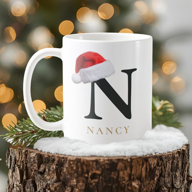 Christmas Monogram Mug Kaffeetasse (Von Creator hochgeladen)