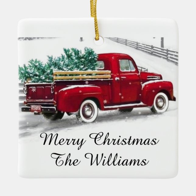 Christmas monogrammed Ornament (Vorderseite)