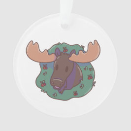 Christmas Moose  Ornament
