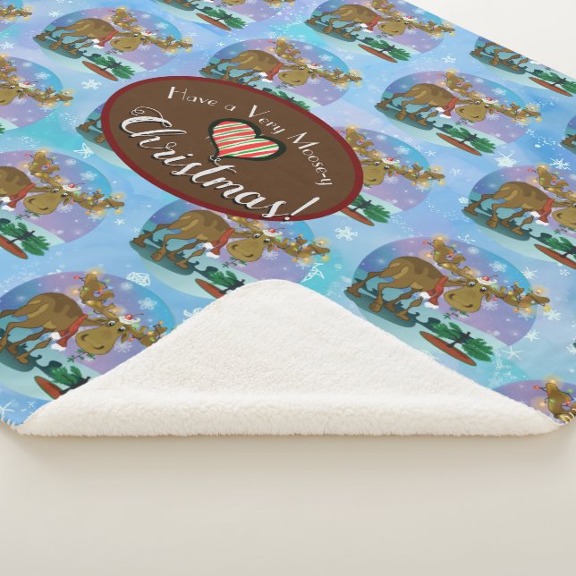 Christmas Moose Sherpadecke (3/4)