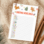 Christmas Movie Emoji Game Feiertagskarte<br><div class="desc">Guess the holiday films with our Christmas Movie Emoji Game Printable! A creative and entertaining challenge for movie lovers. 
76SE C</div>