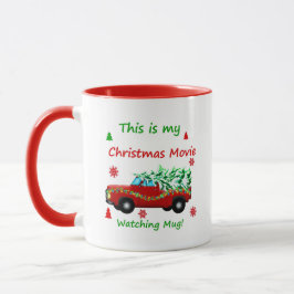 Christmas Movie Watching Tasse